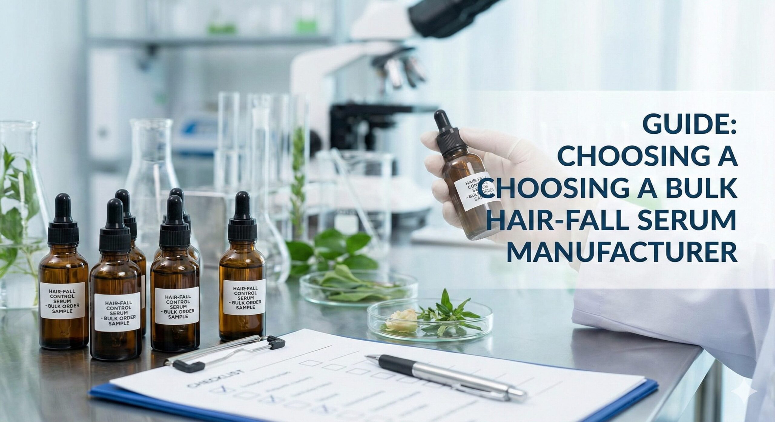 bulk order hair-fall control serum manufacturers